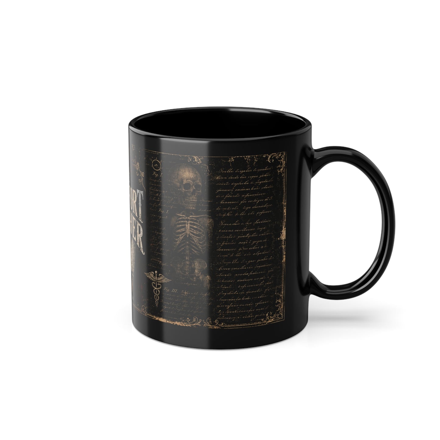 The Beaufort Butcher Black Coffee Cup, 11oz - Poe Sullivan